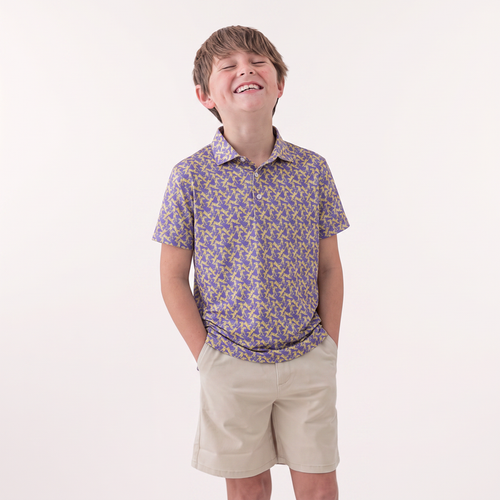 Youth Blitz Performance Polo - Tiger