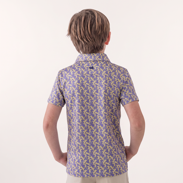 Youth Blitz Performance Polo - Tiger