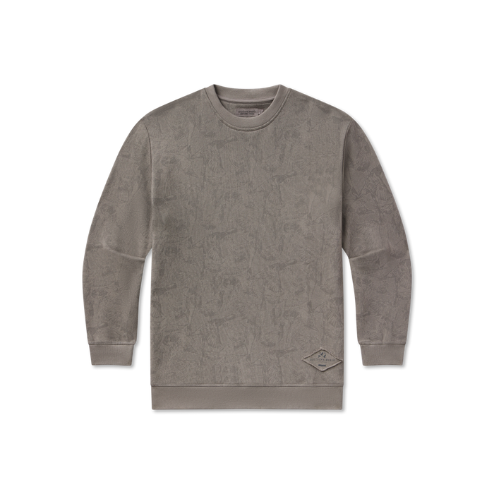 Dark Gray Waterfowl Print