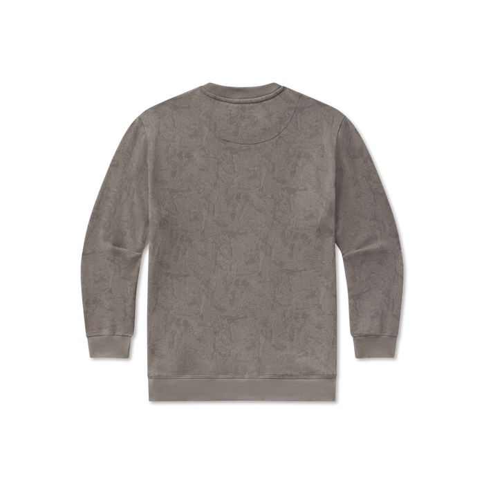 Dark Gray Waterfowl Print | Back