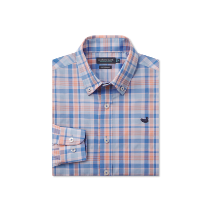 Royal & Orange Plaid