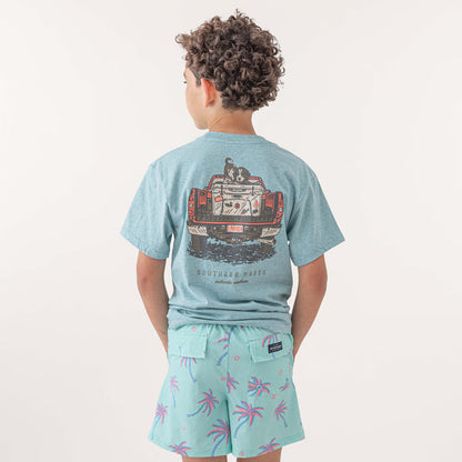 Washed Moss Blue | On Model Back