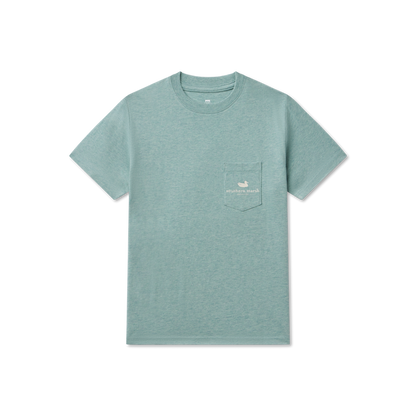 Washed Moss Blue Heather | Front