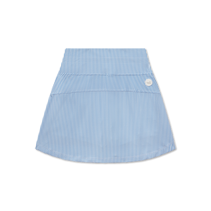French Blue & White Seersucker | Back