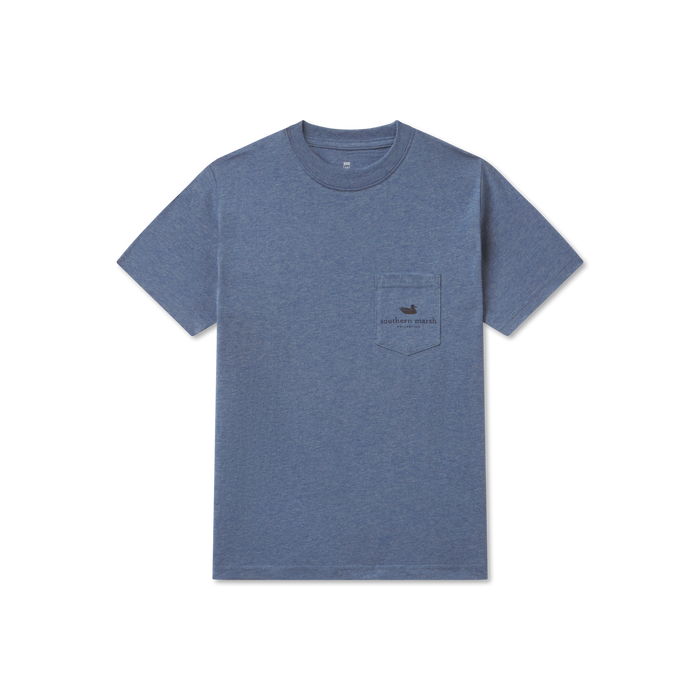 Washed  Oxford Blue | Front