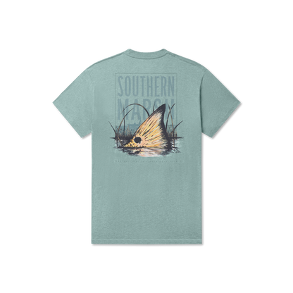 Washed Moss Blue