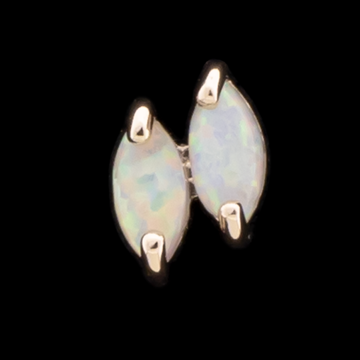 Rose Gold / White Opal