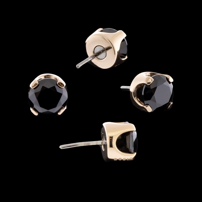 Rose Gold / Black / 2mm