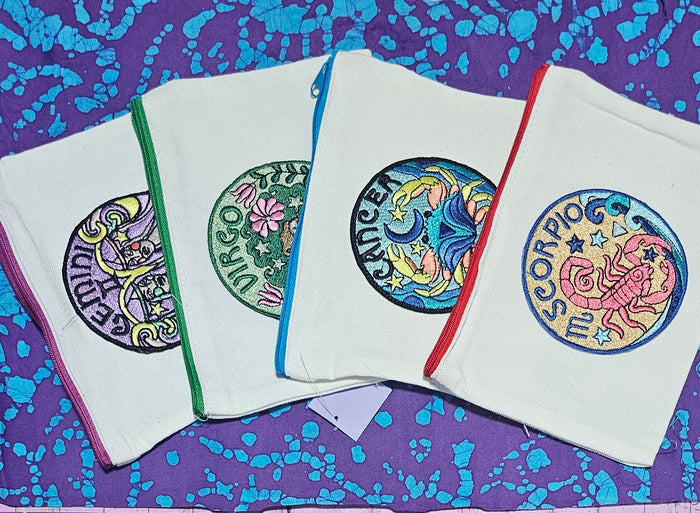 Zodiac Pencil Bag/ Hygiene Bag