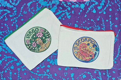 Zodiac Pencil Bag/ Hygiene Bag